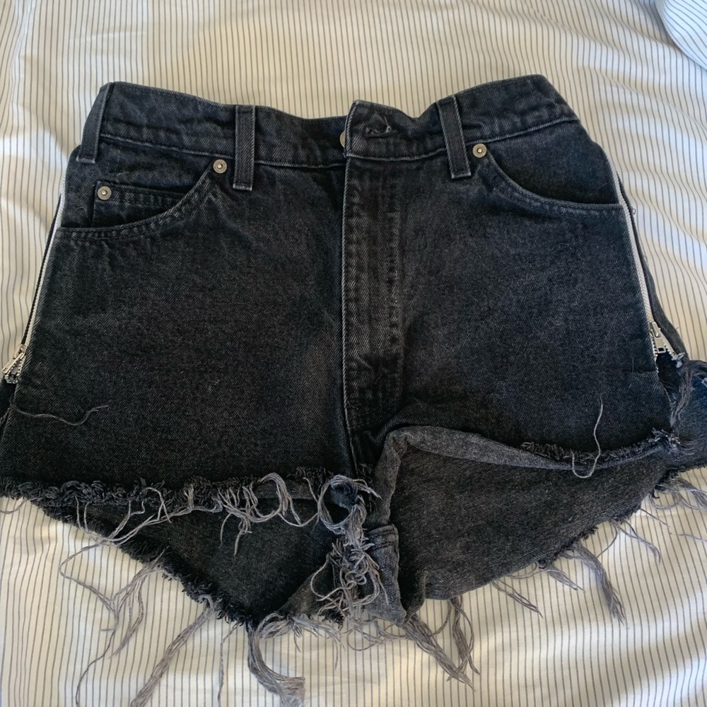 Levi's Black Jean Shorts